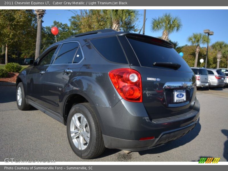 Cyber Gray Metallic / Light Titanium/Jet Black 2011 Chevrolet Equinox LT