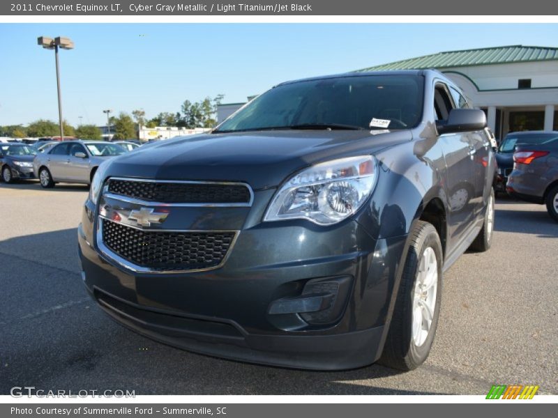 Cyber Gray Metallic / Light Titanium/Jet Black 2011 Chevrolet Equinox LT