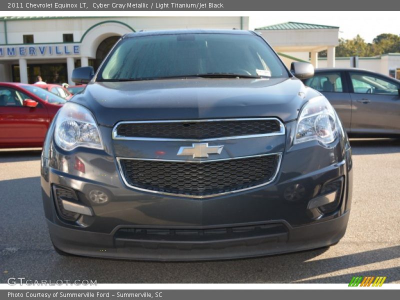 Cyber Gray Metallic / Light Titanium/Jet Black 2011 Chevrolet Equinox LT