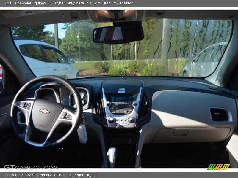Cyber Gray Metallic / Light Titanium/Jet Black 2011 Chevrolet Equinox LT