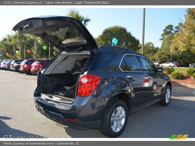 Cyber Gray Metallic / Light Titanium/Jet Black 2011 Chevrolet Equinox LT