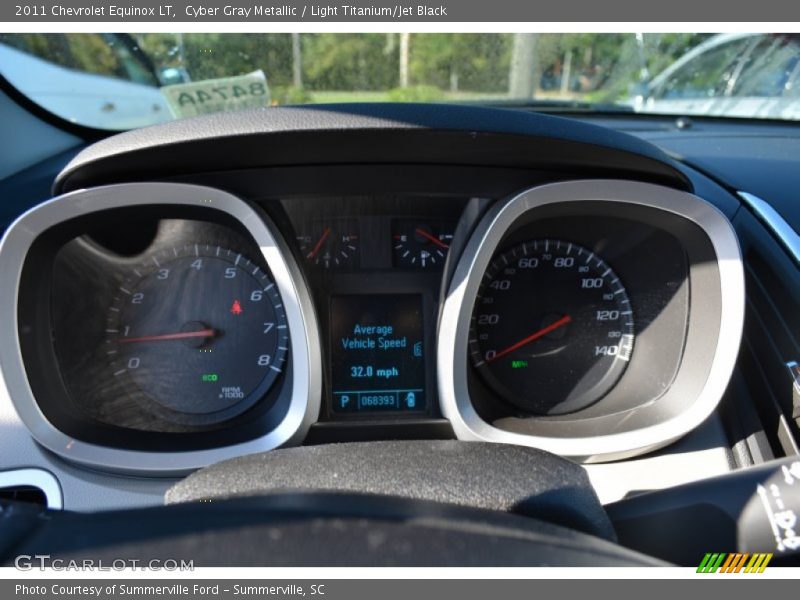 Cyber Gray Metallic / Light Titanium/Jet Black 2011 Chevrolet Equinox LT