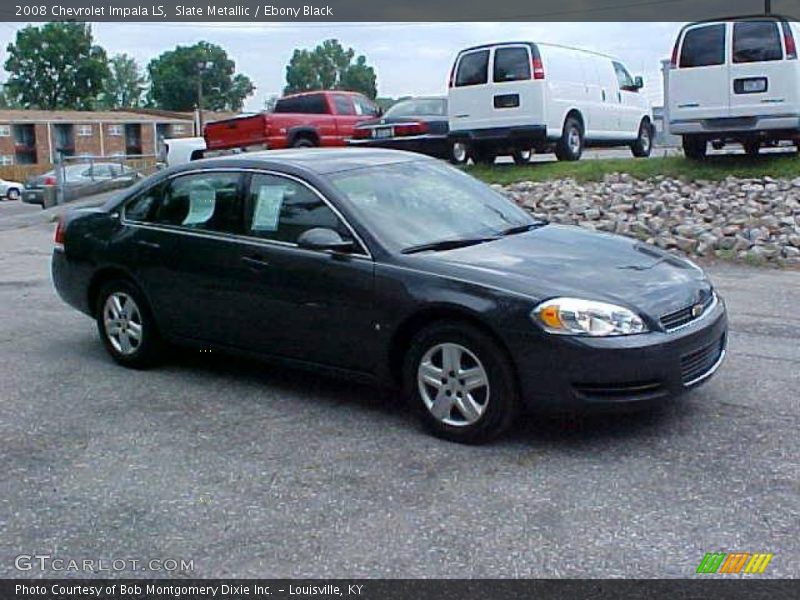 Slate Metallic / Ebony Black 2008 Chevrolet Impala LS