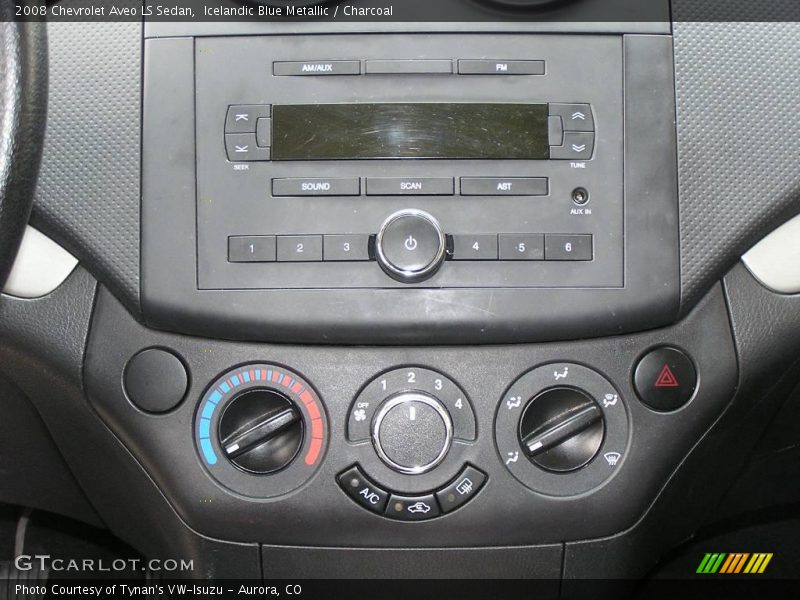 Icelandic Blue Metallic / Charcoal 2008 Chevrolet Aveo LS Sedan