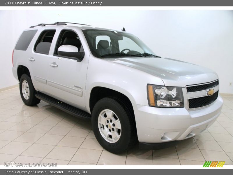 Silver Ice Metallic / Ebony 2014 Chevrolet Tahoe LT 4x4