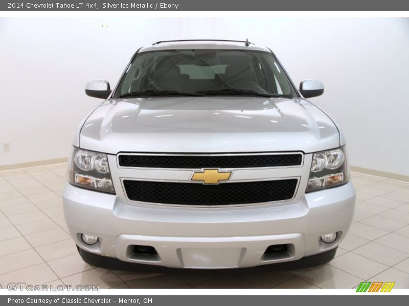 Silver Ice Metallic / Ebony 2014 Chevrolet Tahoe LT 4x4