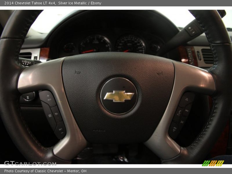 Silver Ice Metallic / Ebony 2014 Chevrolet Tahoe LT 4x4