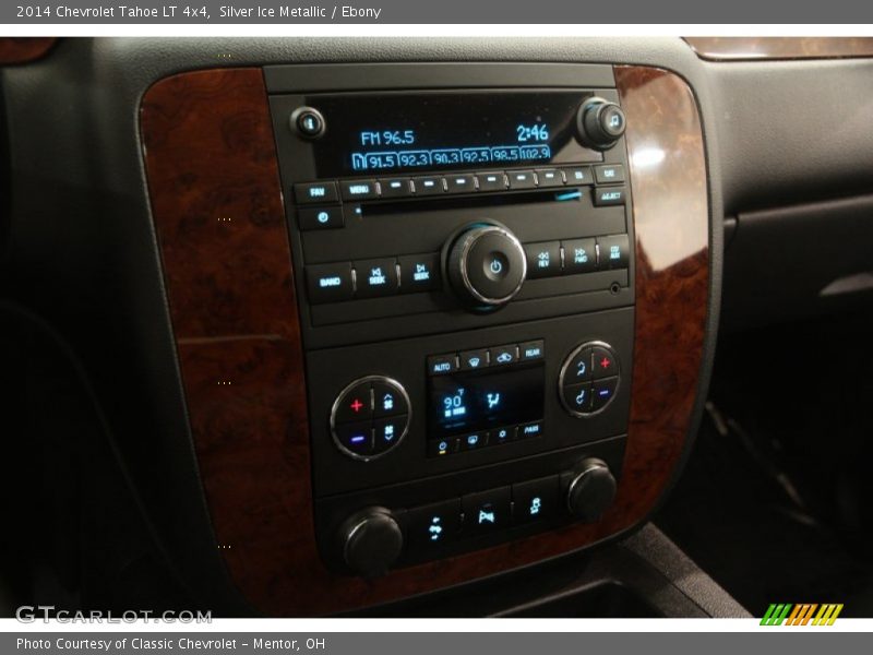 Silver Ice Metallic / Ebony 2014 Chevrolet Tahoe LT 4x4