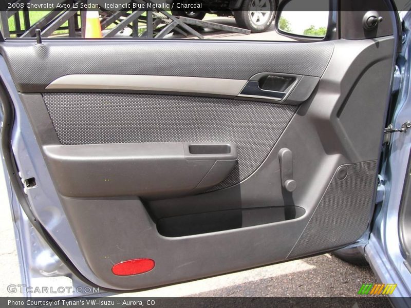 Icelandic Blue Metallic / Charcoal 2008 Chevrolet Aveo LS Sedan