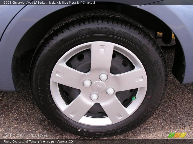 Icelandic Blue Metallic / Charcoal 2008 Chevrolet Aveo LS Sedan