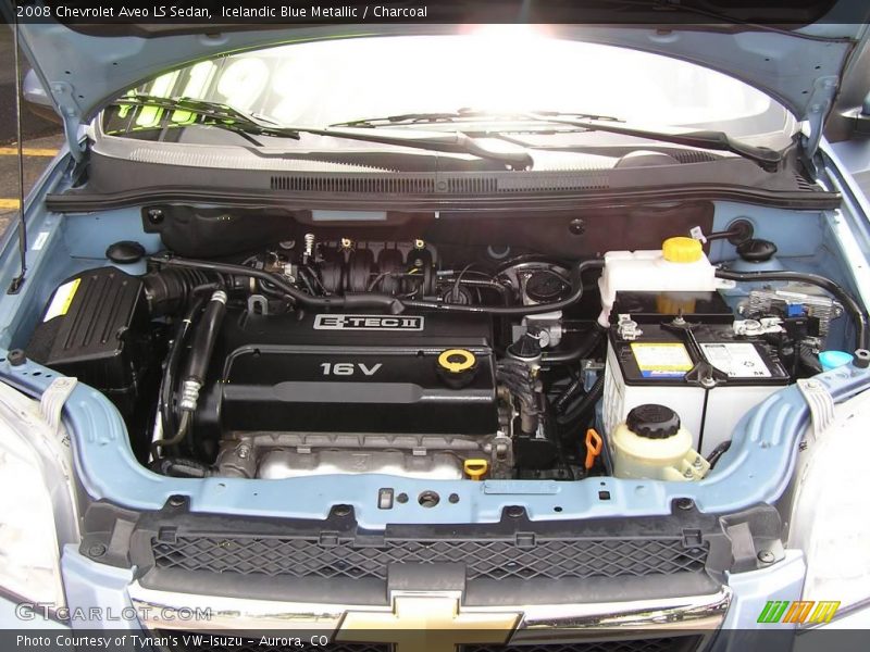 Icelandic Blue Metallic / Charcoal 2008 Chevrolet Aveo LS Sedan