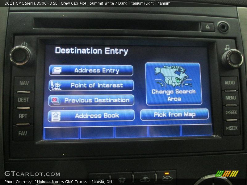 Summit White / Dark Titanium/Light Titanium 2011 GMC Sierra 3500HD SLT Crew Cab 4x4