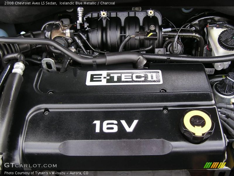 Icelandic Blue Metallic / Charcoal 2008 Chevrolet Aveo LS Sedan