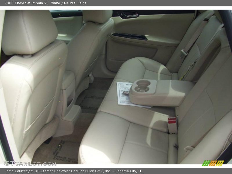 White / Neutral Beige 2008 Chevrolet Impala SS