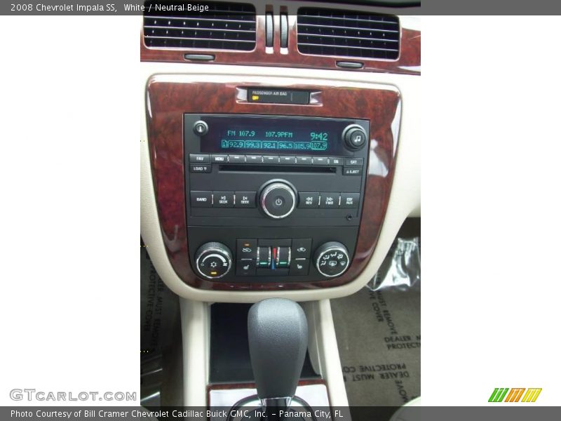 White / Neutral Beige 2008 Chevrolet Impala SS
