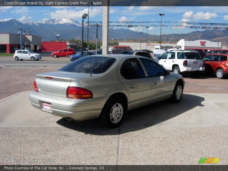 Light Cypress Green Pearl / Agate 2000 Dodge Stratus SE