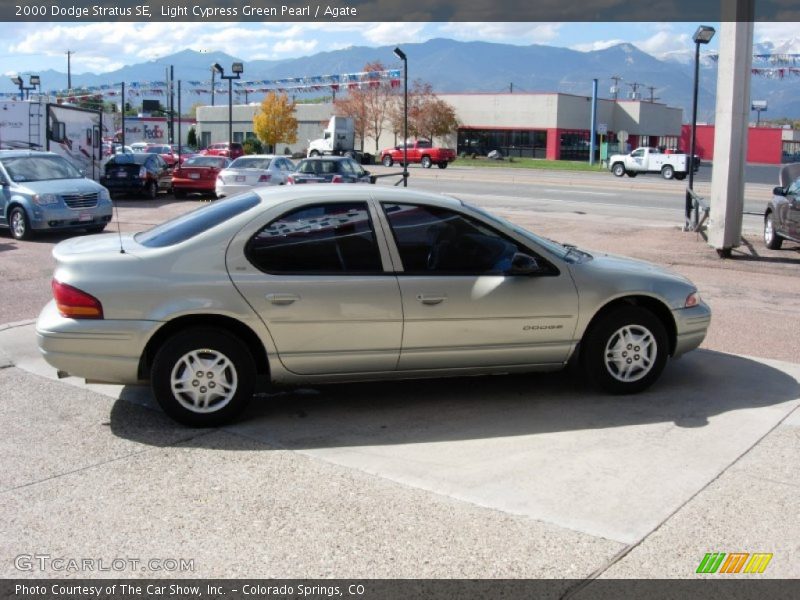 Light Cypress Green Pearl / Agate 2000 Dodge Stratus SE