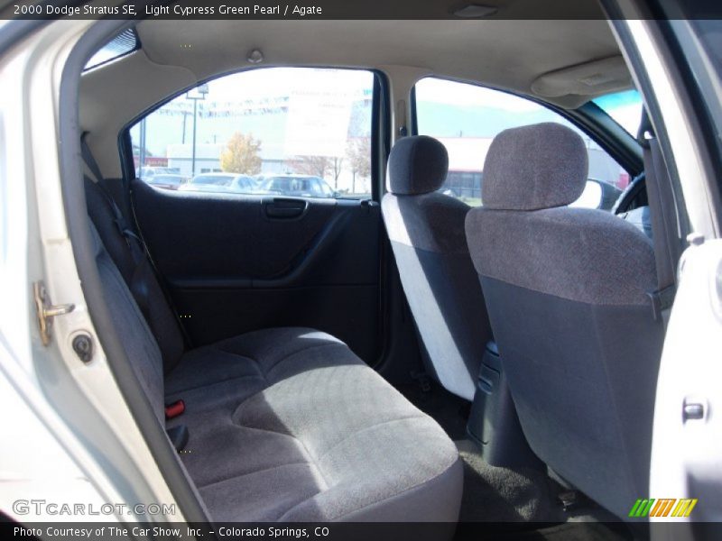 Light Cypress Green Pearl / Agate 2000 Dodge Stratus SE