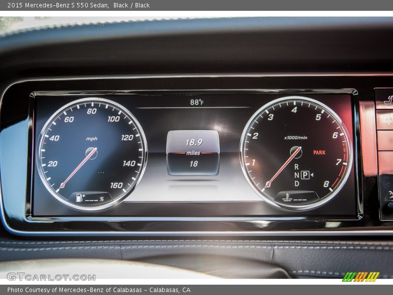 Black / Black 2015 Mercedes-Benz S 550 Sedan