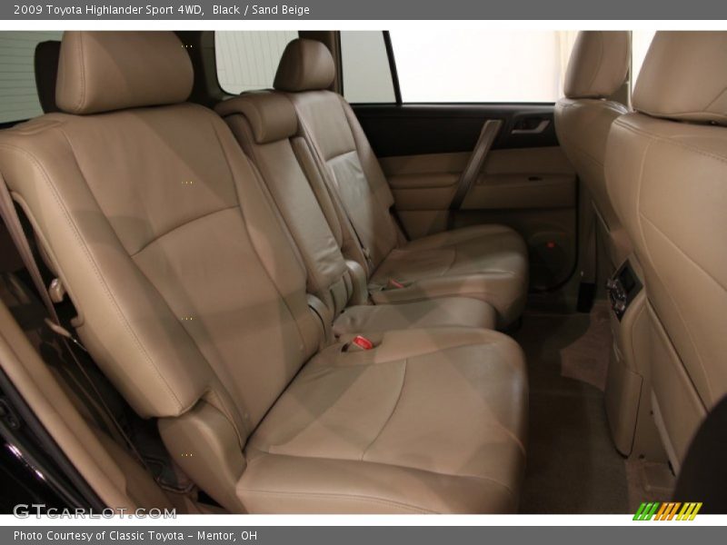 Black / Sand Beige 2009 Toyota Highlander Sport 4WD