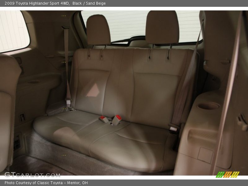 Black / Sand Beige 2009 Toyota Highlander Sport 4WD