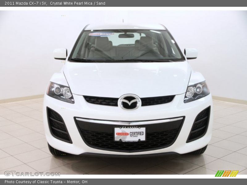 Crystal White Pearl Mica / Sand 2011 Mazda CX-7 i SV