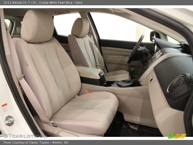 Crystal White Pearl Mica / Sand 2011 Mazda CX-7 i SV