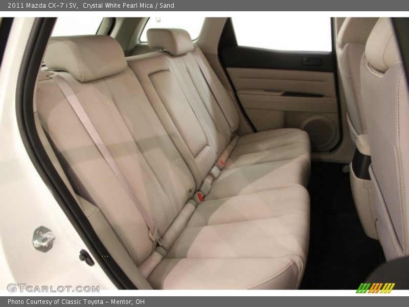 Crystal White Pearl Mica / Sand 2011 Mazda CX-7 i SV