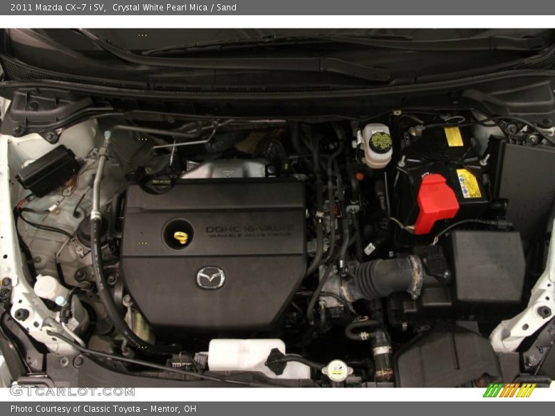 Crystal White Pearl Mica / Sand 2011 Mazda CX-7 i SV