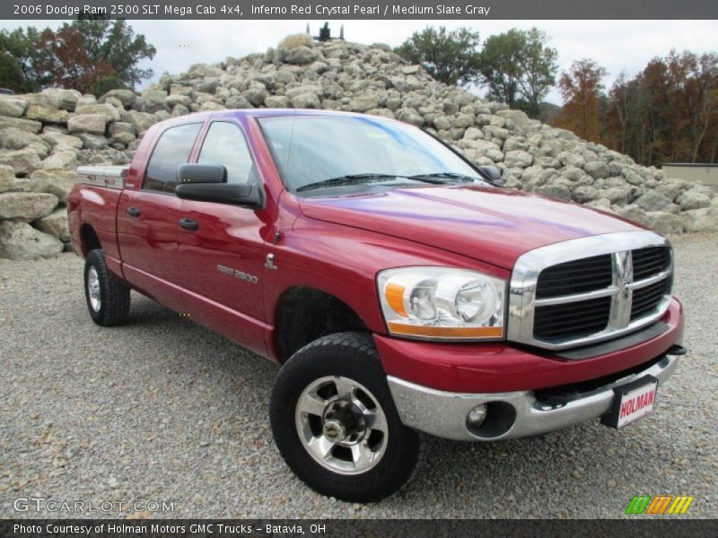 Inferno Red Crystal Pearl / Medium Slate Gray 2006 Dodge Ram 2500 SLT Mega Cab 4x4