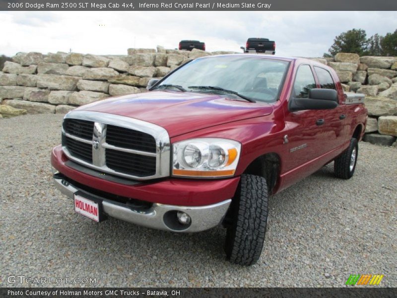 Inferno Red Crystal Pearl / Medium Slate Gray 2006 Dodge Ram 2500 SLT Mega Cab 4x4