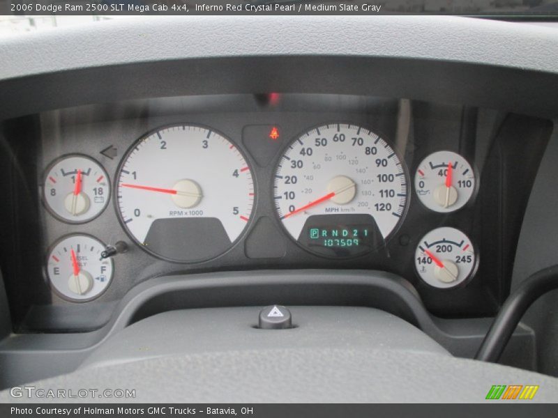 Inferno Red Crystal Pearl / Medium Slate Gray 2006 Dodge Ram 2500 SLT Mega Cab 4x4