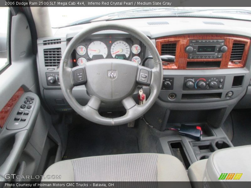Inferno Red Crystal Pearl / Medium Slate Gray 2006 Dodge Ram 2500 SLT Mega Cab 4x4