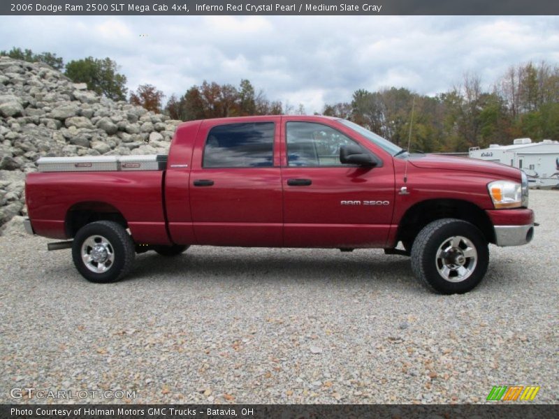 Inferno Red Crystal Pearl / Medium Slate Gray 2006 Dodge Ram 2500 SLT Mega Cab 4x4