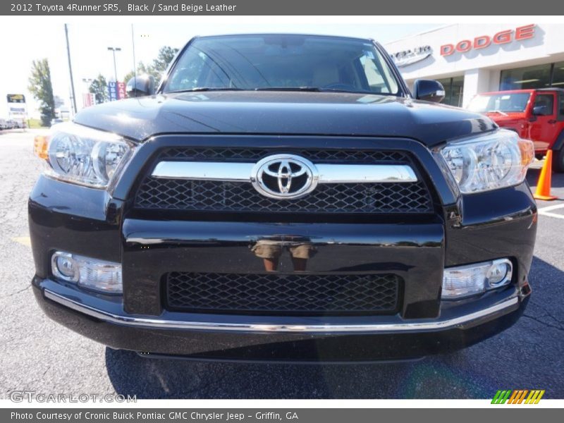 Black / Sand Beige Leather 2012 Toyota 4Runner SR5