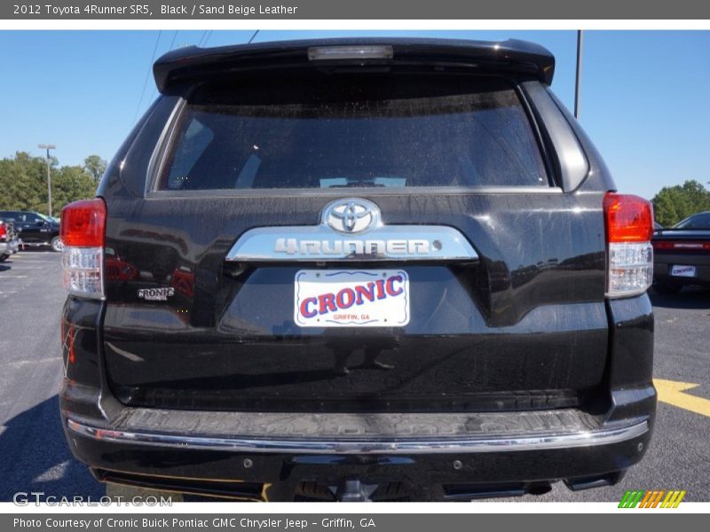 Black / Sand Beige Leather 2012 Toyota 4Runner SR5