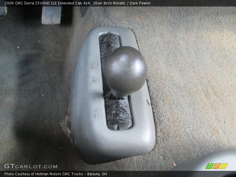 Silver Birch Metallic / Dark Pewter 2006 GMC Sierra 2500HD SLE Extended Cab 4x4