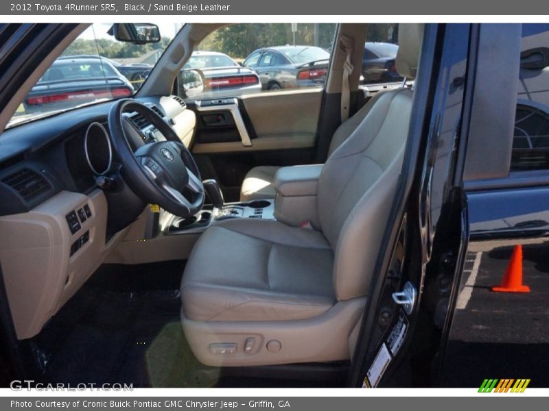 Black / Sand Beige Leather 2012 Toyota 4Runner SR5