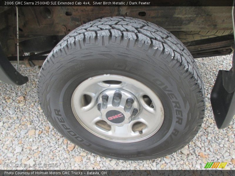 Silver Birch Metallic / Dark Pewter 2006 GMC Sierra 2500HD SLE Extended Cab 4x4