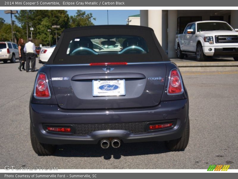 Eclipse Gray Metallic / Carbon Black 2014 Mini Cooper S Convertible
