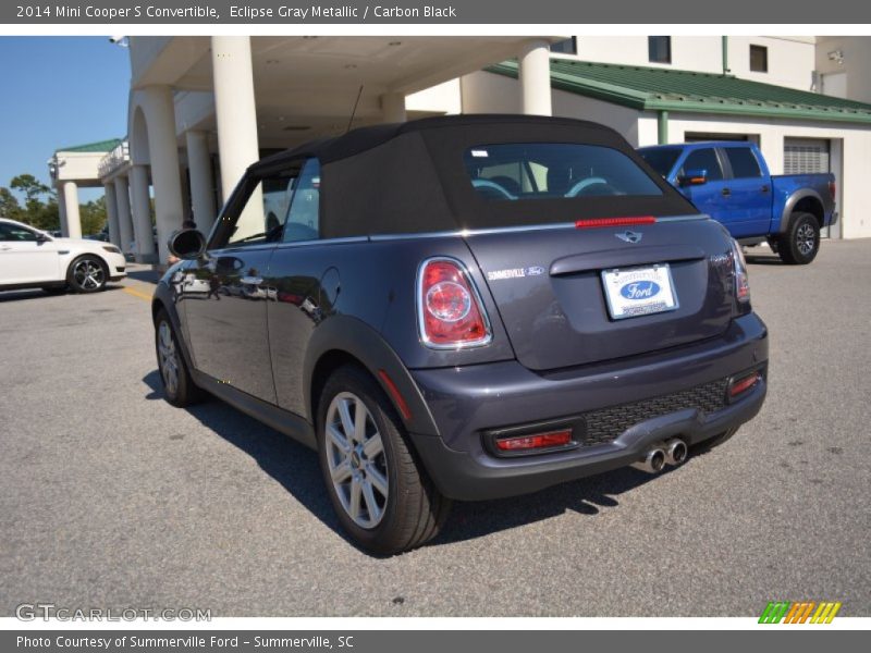 Eclipse Gray Metallic / Carbon Black 2014 Mini Cooper S Convertible