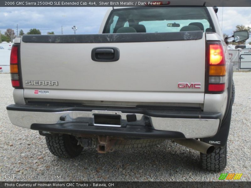 Silver Birch Metallic / Dark Pewter 2006 GMC Sierra 2500HD SLE Extended Cab 4x4