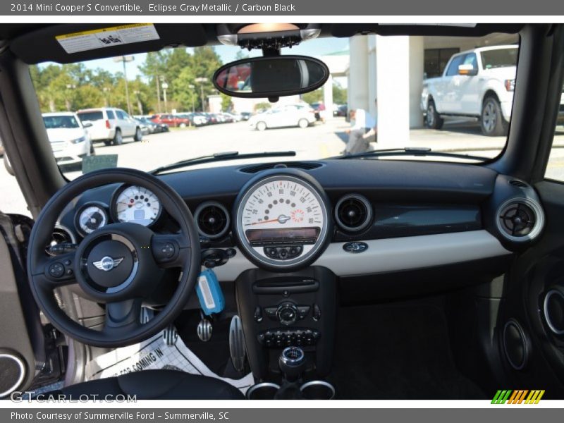 Eclipse Gray Metallic / Carbon Black 2014 Mini Cooper S Convertible
