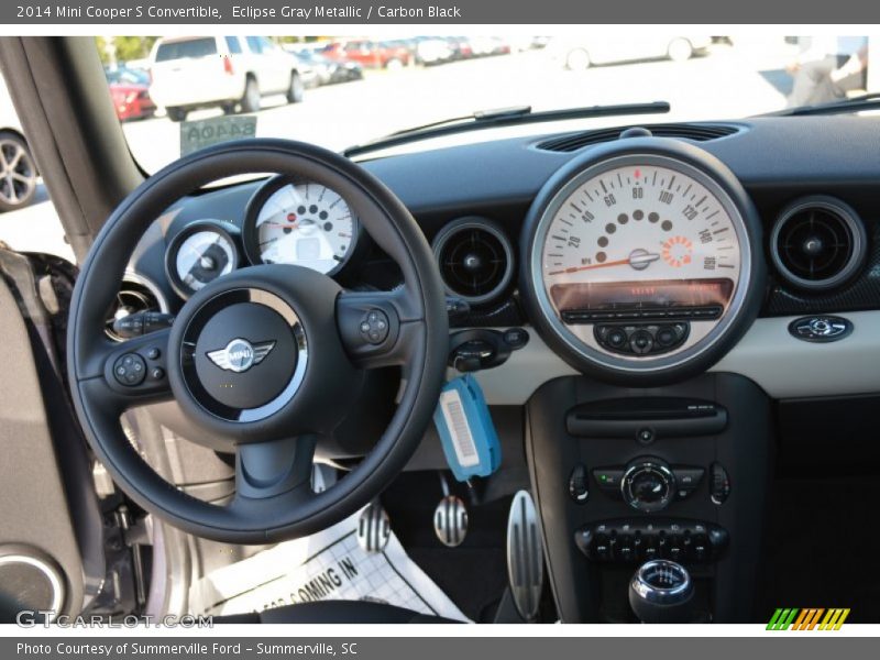 Eclipse Gray Metallic / Carbon Black 2014 Mini Cooper S Convertible