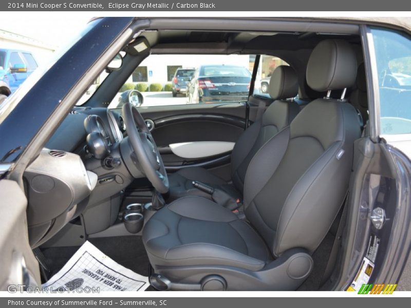 Eclipse Gray Metallic / Carbon Black 2014 Mini Cooper S Convertible