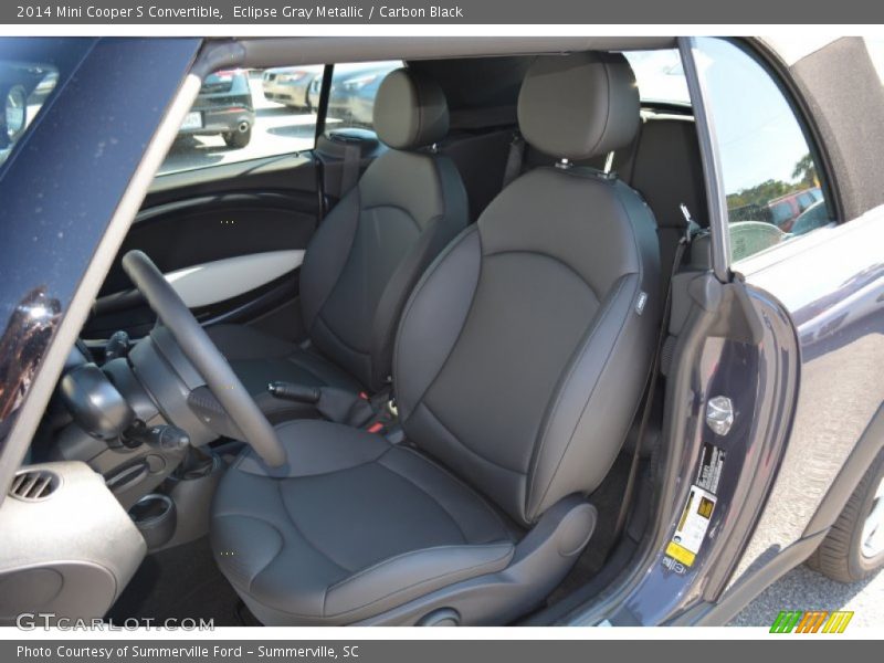 Eclipse Gray Metallic / Carbon Black 2014 Mini Cooper S Convertible