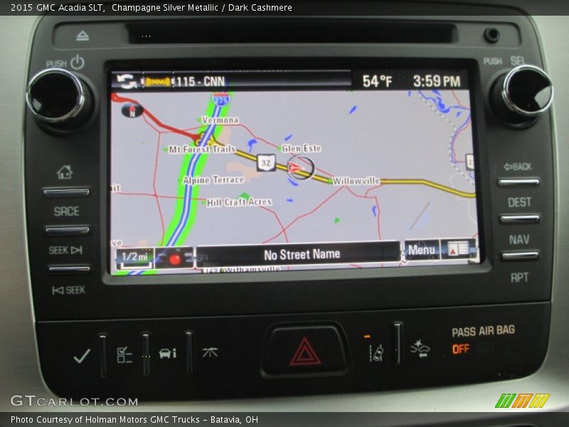 Champagne Silver Metallic / Dark Cashmere 2015 GMC Acadia SLT