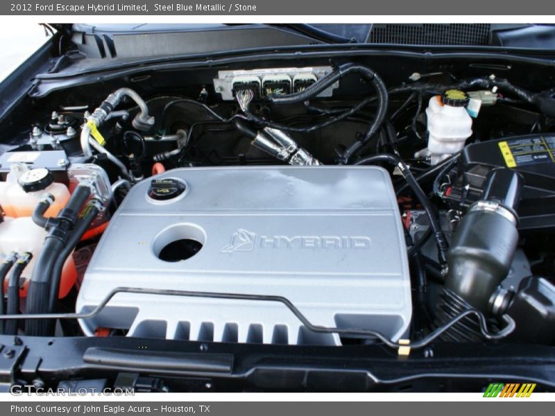  2012 Escape Hybrid Limited Engine - 2.5 Liter Atkinson Cycle DOHC 16-Valve Duratec 4 Cylinder Gasoline/Electric Hybrid