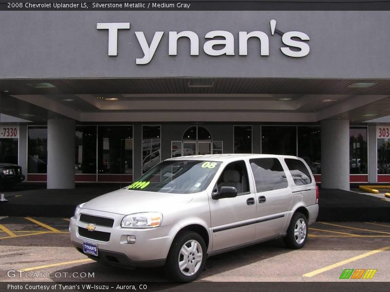 Silverstone Metallic / Medium Gray 2008 Chevrolet Uplander LS