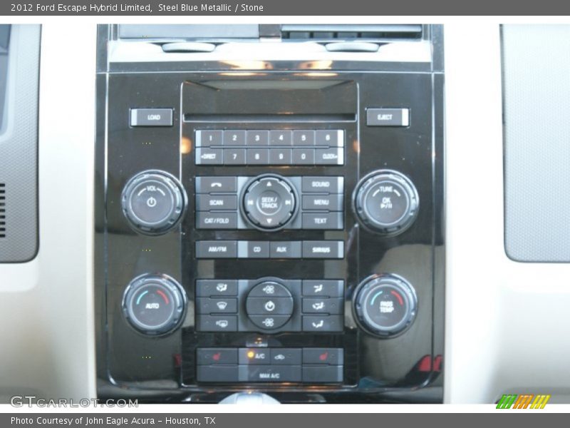 Controls of 2012 Escape Hybrid Limited